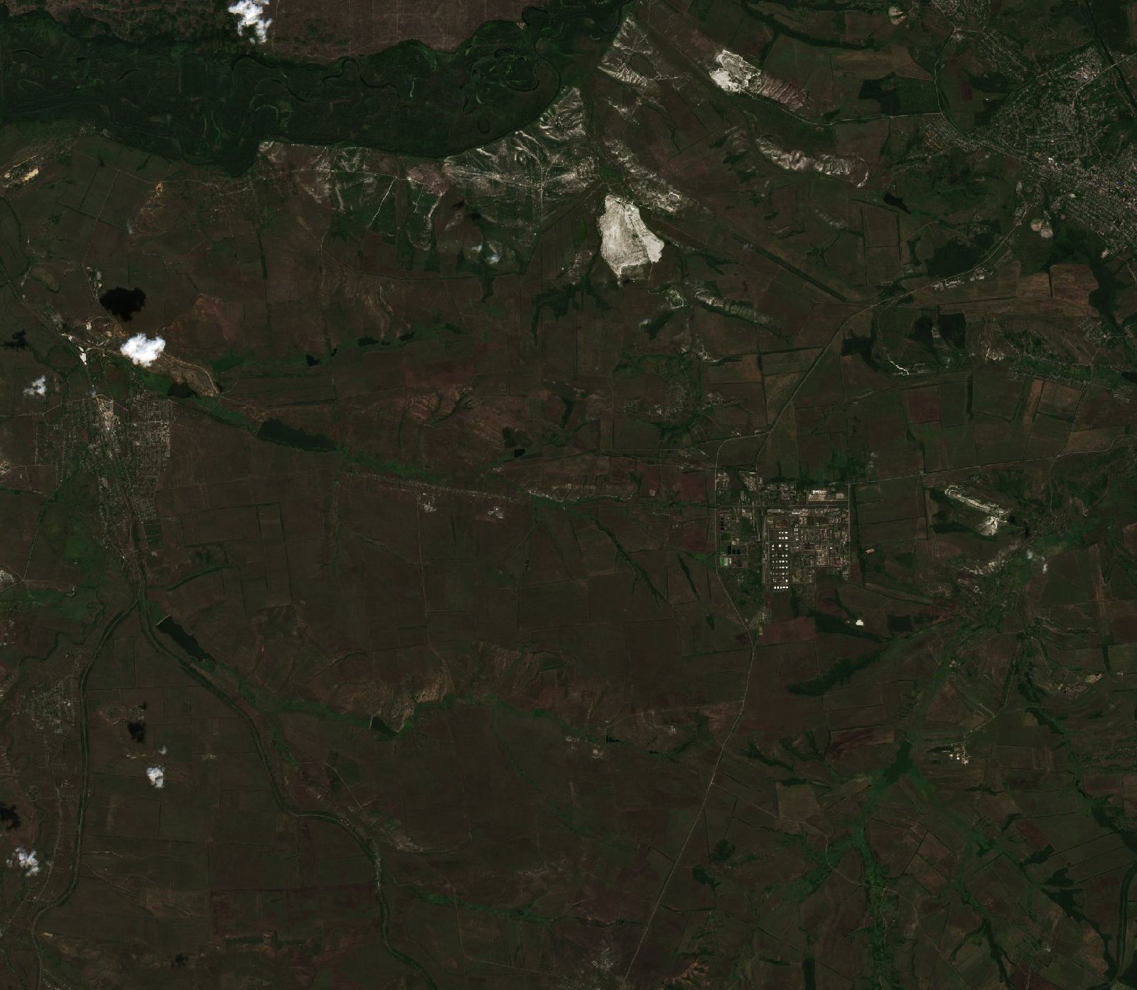 The area before the fire, August 5, 2026