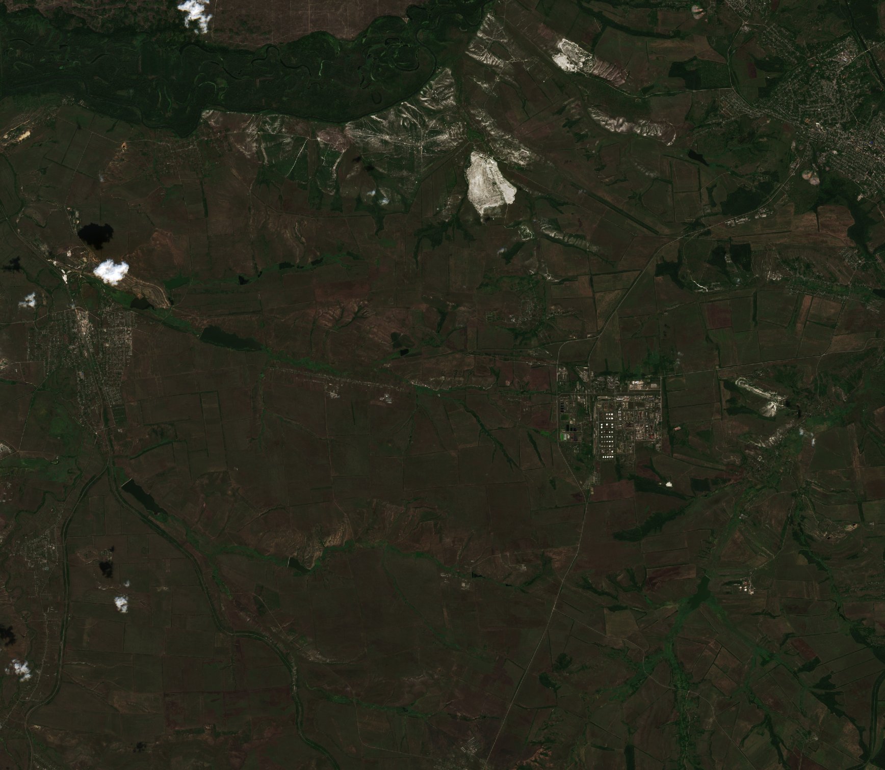 The area before the fire, August 5, 2026