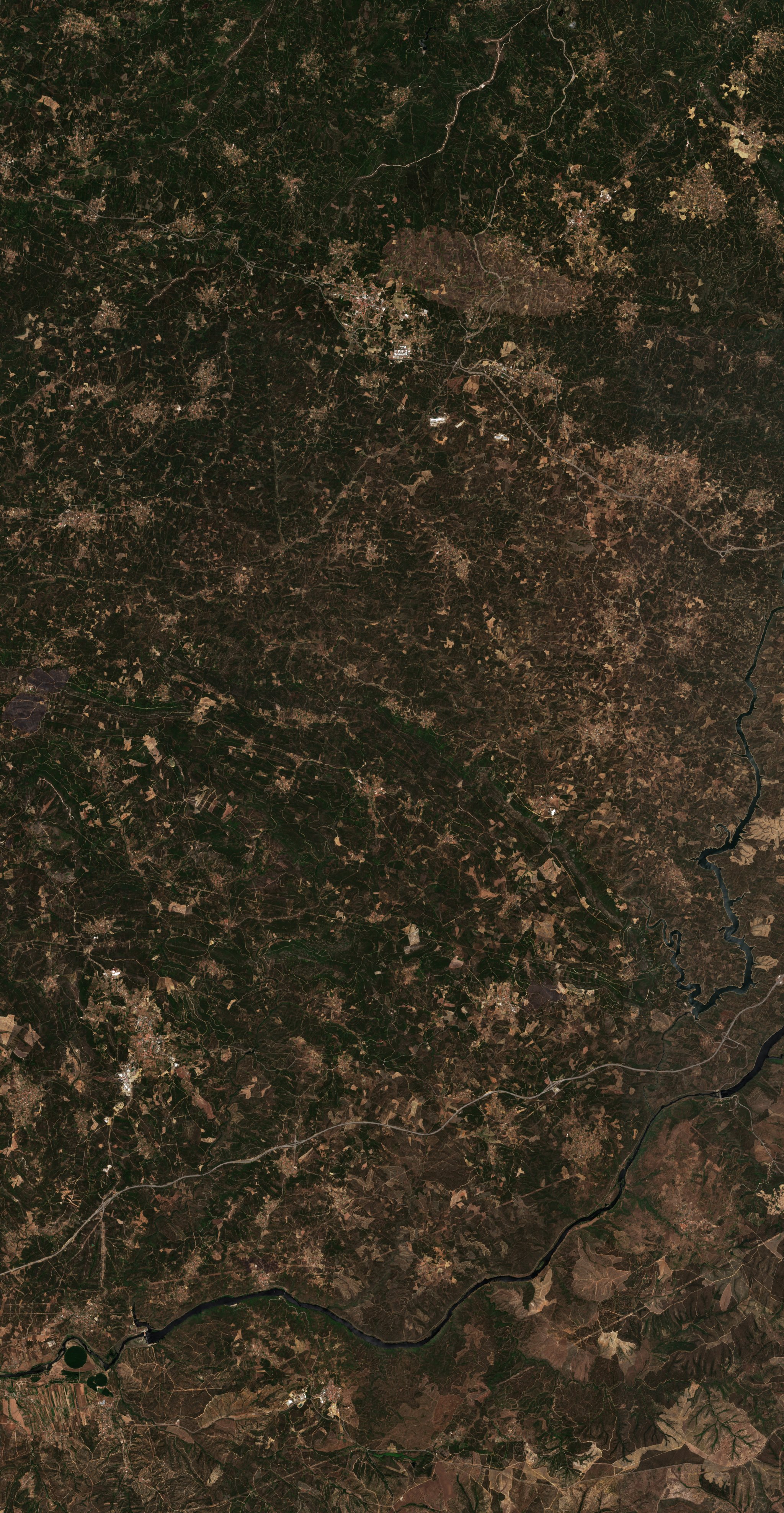 The area before the fire, July 9, 2017