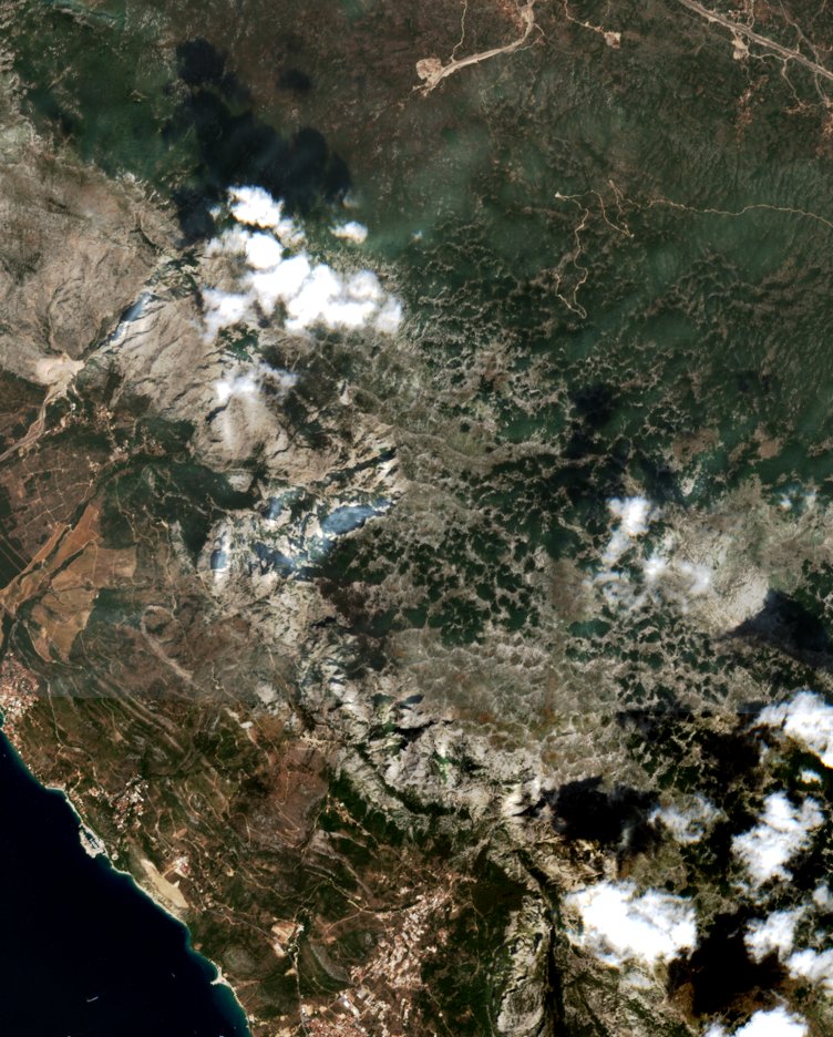 The area before the fire, August 18, 2017