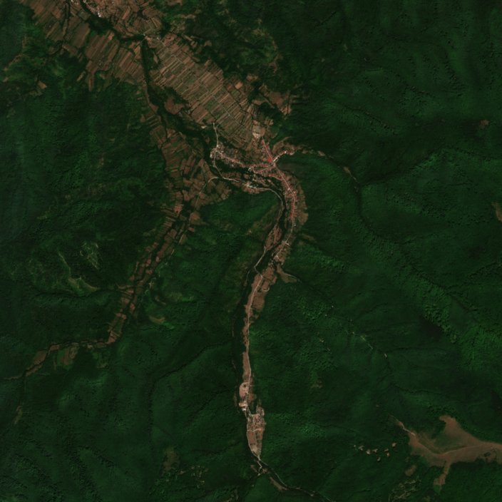 The area before the fire, July 31, 2026