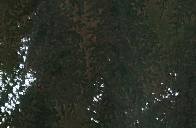Satellite view in Democratic Republic of the Congo