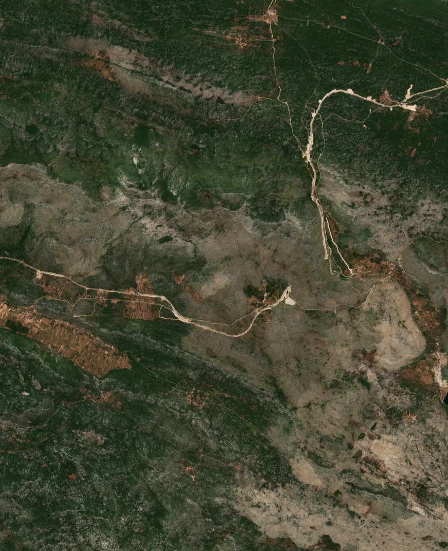 The area before the fire, July 18, 2022