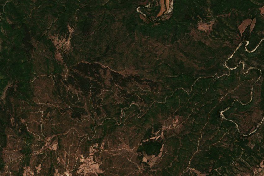 The area before the fire, September 8, 2026