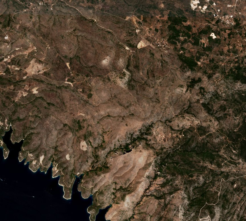 The area before the fire, August 24, 2026