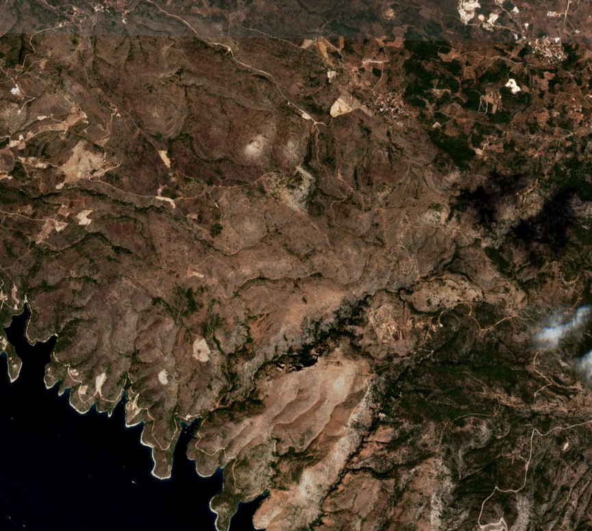The area after the fire, September 3, 2026