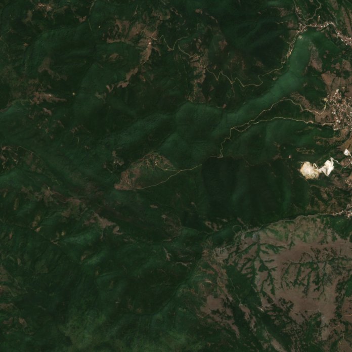 The area before the fire, August 12, 2026