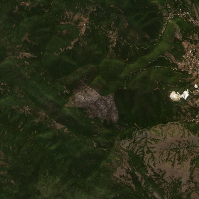 The area after the fire, August 28, 2026