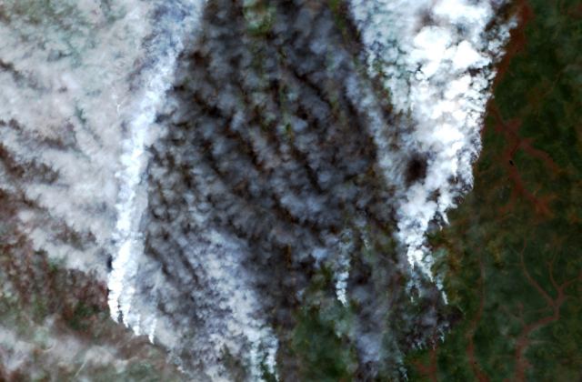 Satellite view in Russia