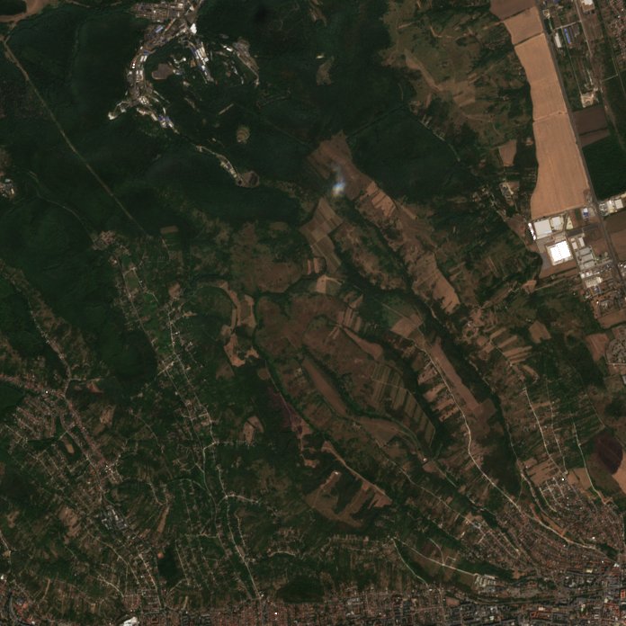 The area before the fire, August 16, 2026