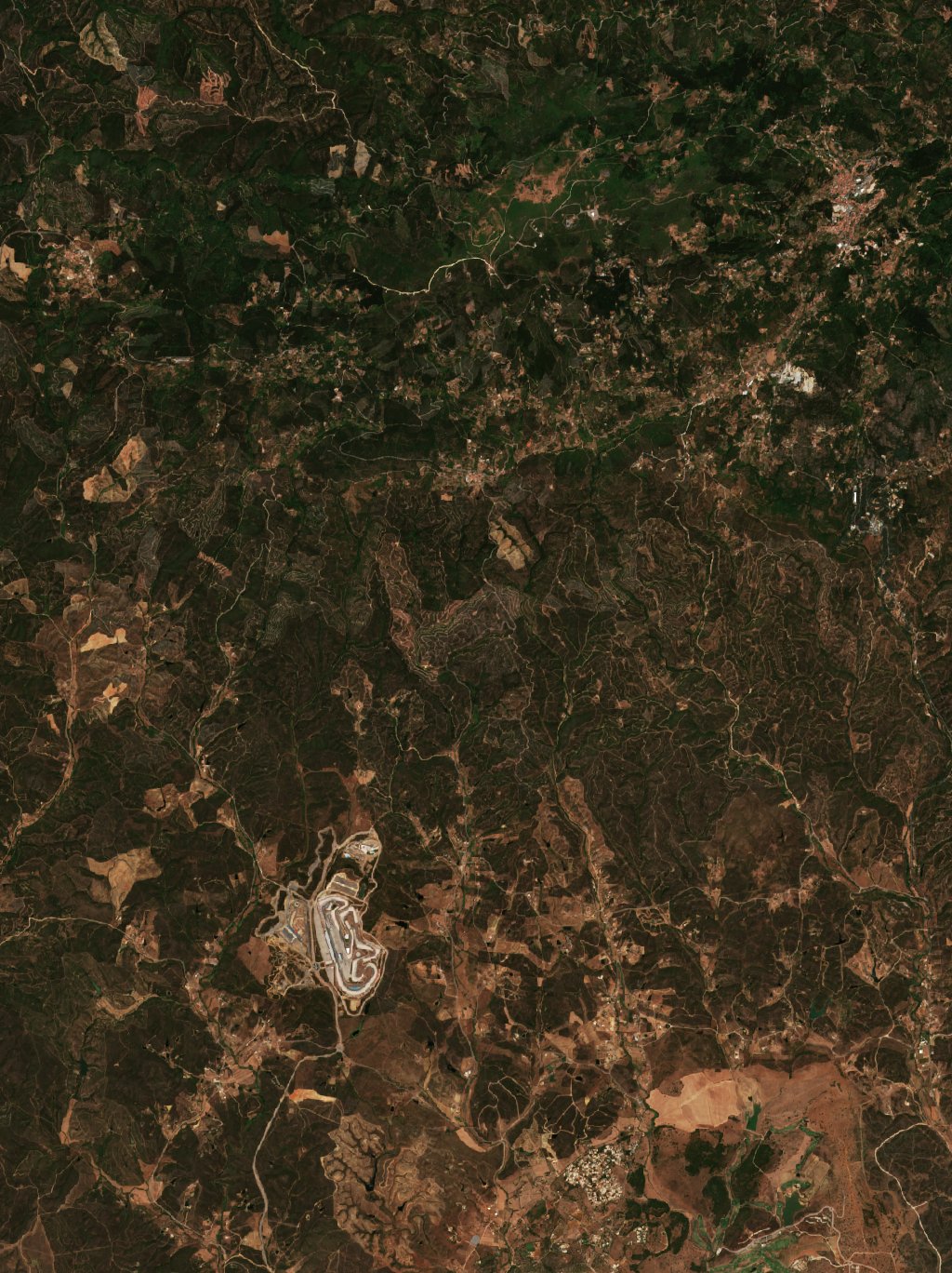 The area before the fire, August 8, 2016