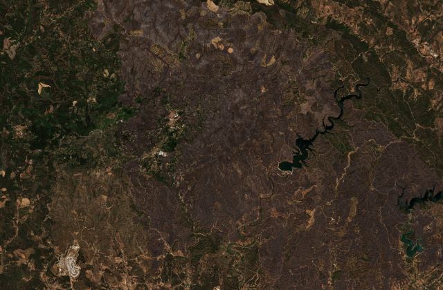 Satellite view near Monchique