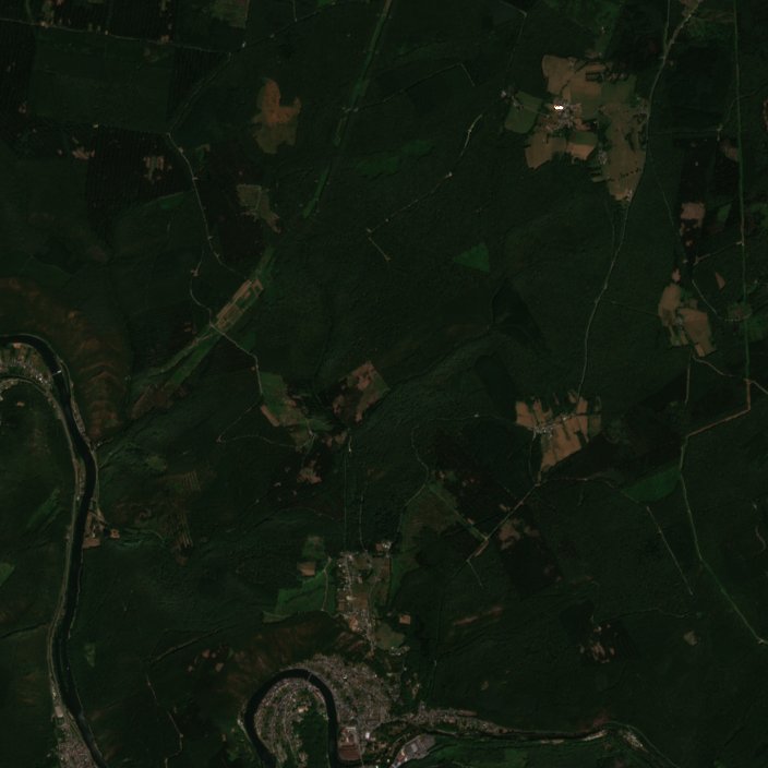 The area before the fire, July 28, 2026