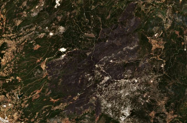 Satellite view near Muğla