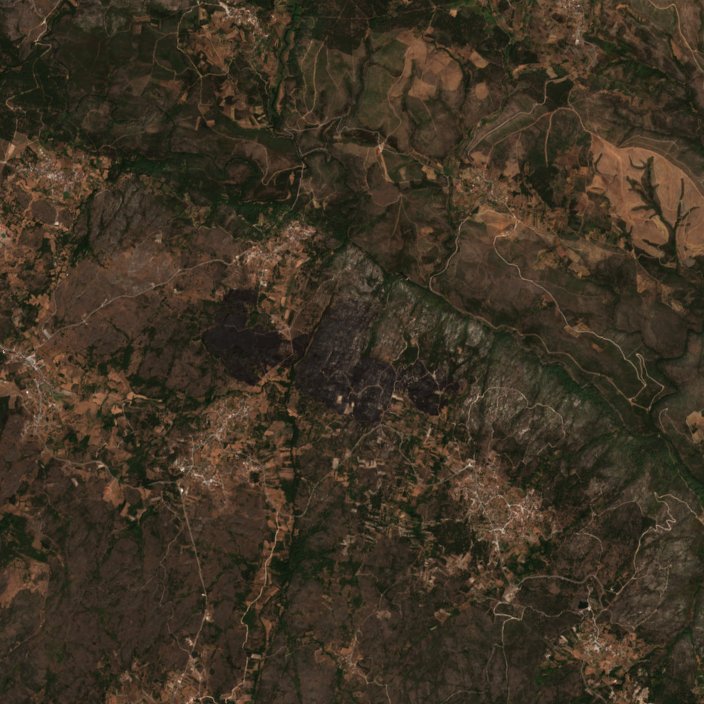 The area after the fire, August 18, 2026