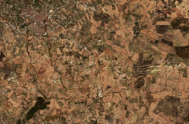 Satellite view near Mussomeli