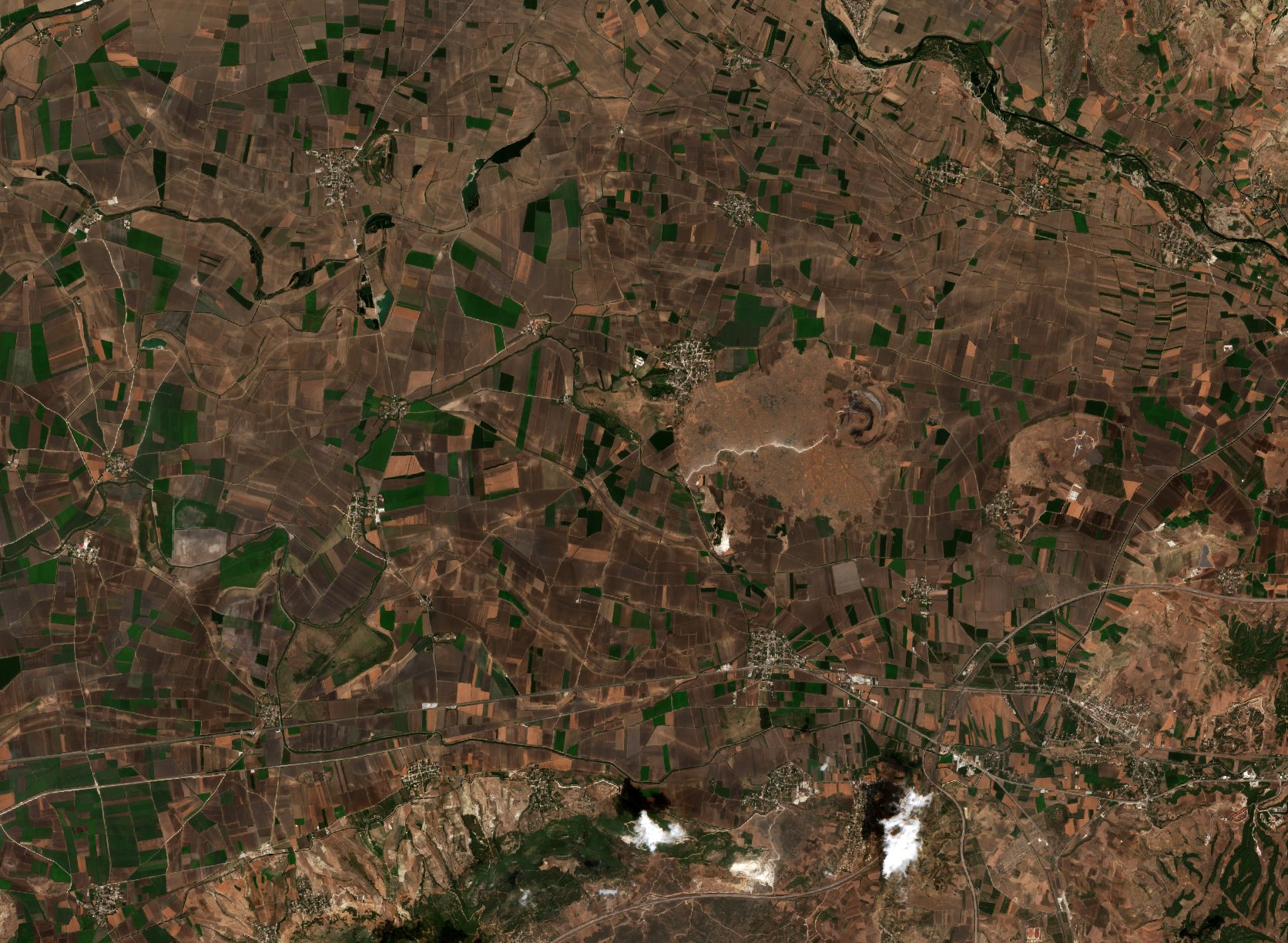 The area after the fire, September 3, 2018
