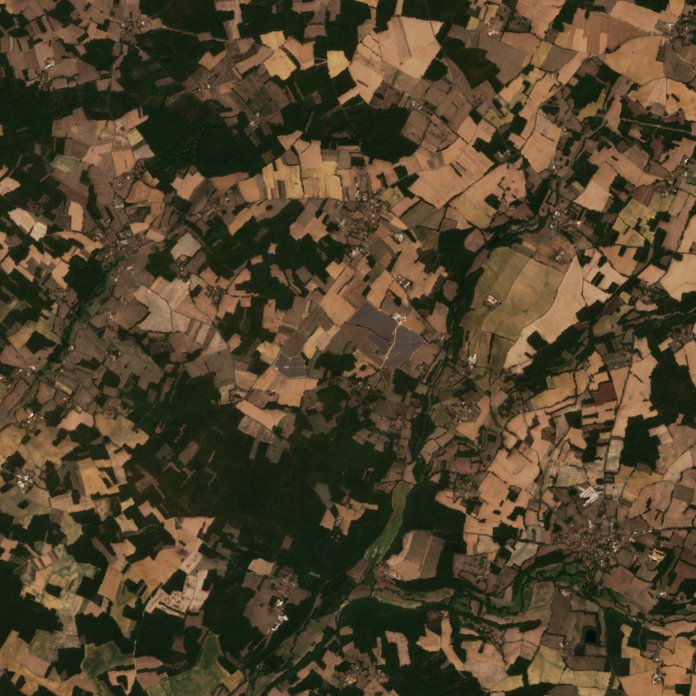 The area before the fire, August 7, 2026