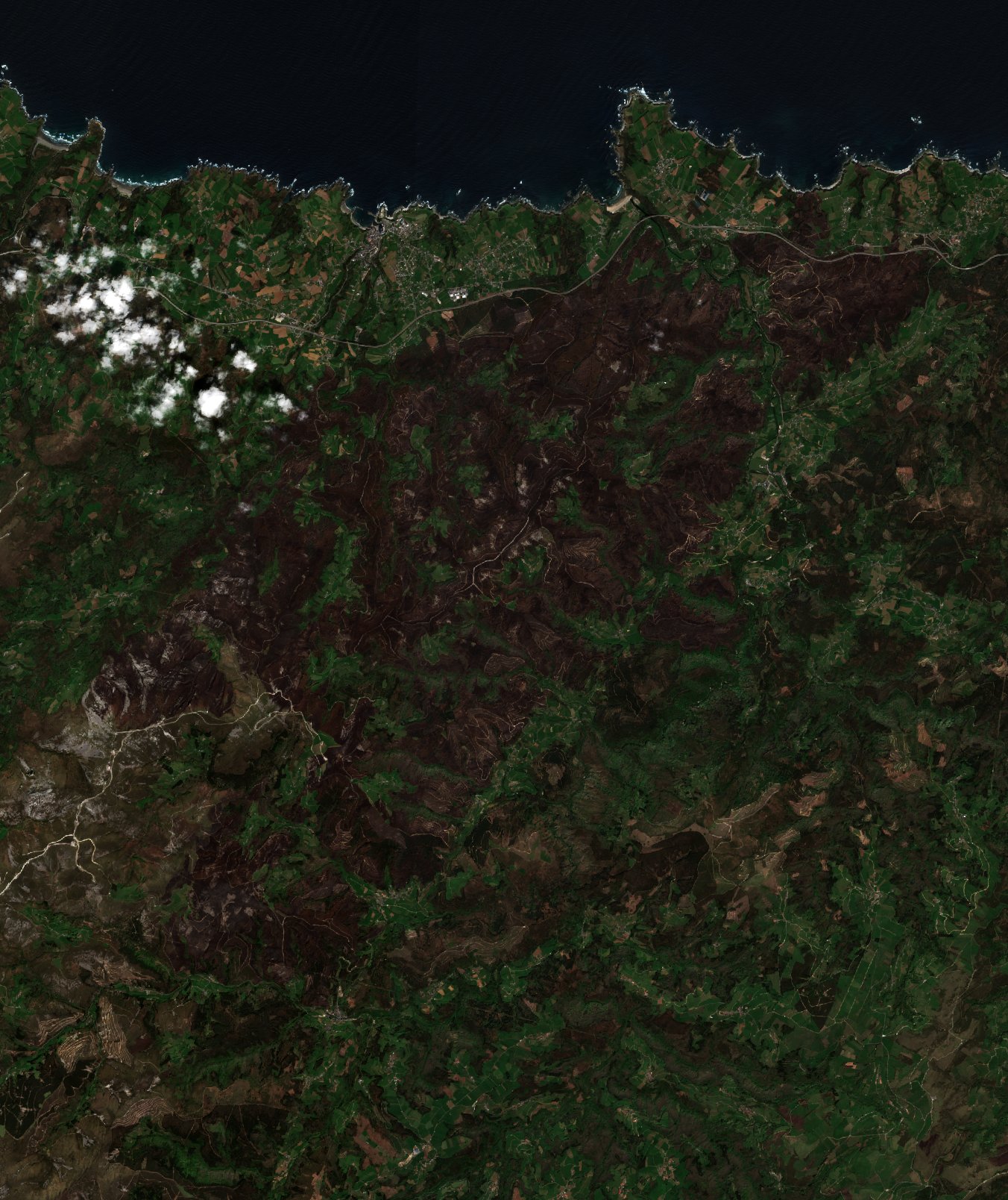 The area after the fire, April 19, 2023