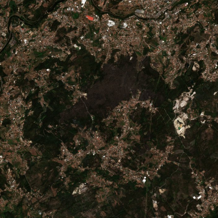 The area after the fire, August 21, 2026