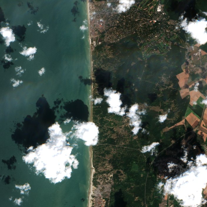 The area before the fire, July 16, 2026