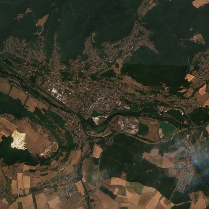 The area before the fire, July 25, 2026