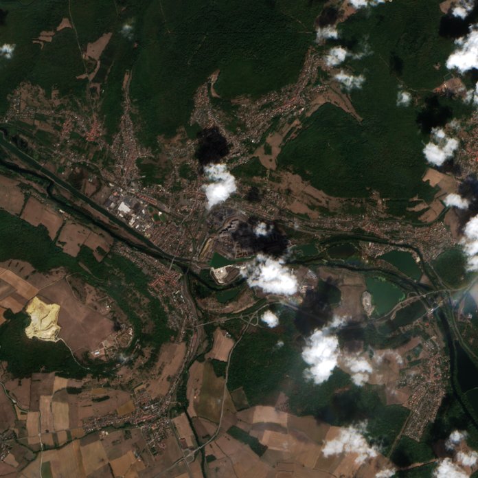 The area after the fire, August 26, 2026