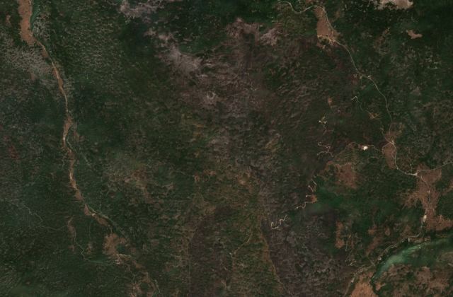 Satellite view near Nikšić