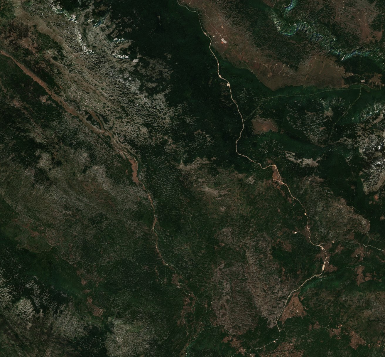 The area before the fire, August 11, 2026