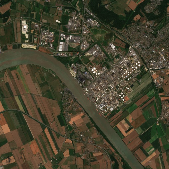 The area before the fire, July 3, 2026