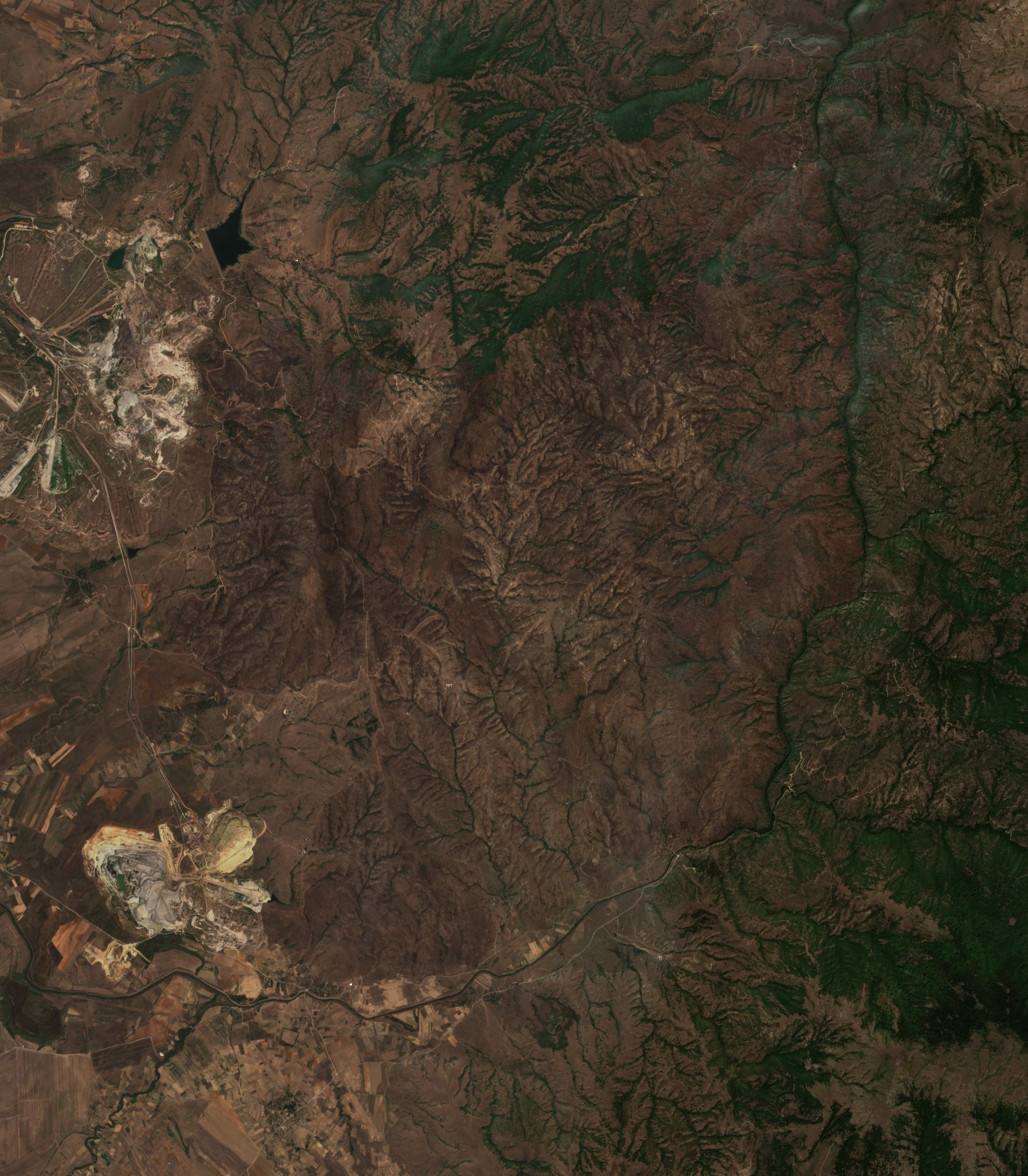 The area after the fire, September 2, 2024