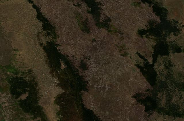 Satellite view near Novo Selo