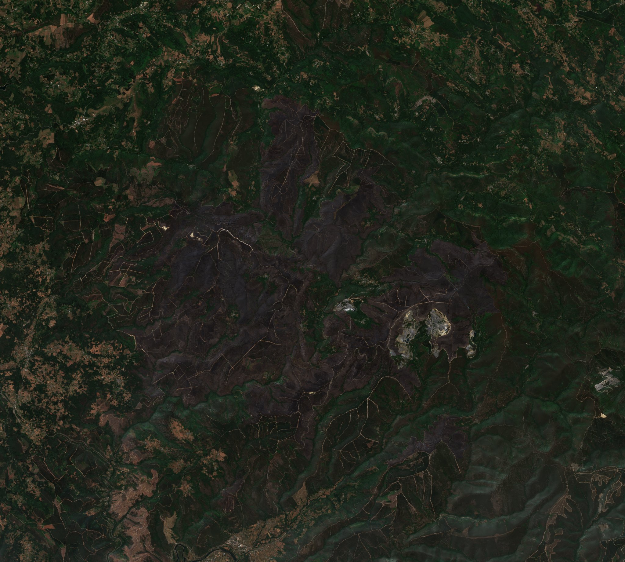 The area after the fire, July 23, 2022