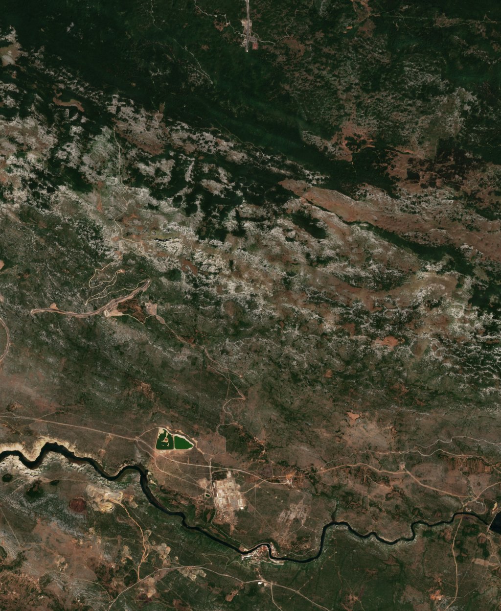 The area before the fire, August 1, 2017