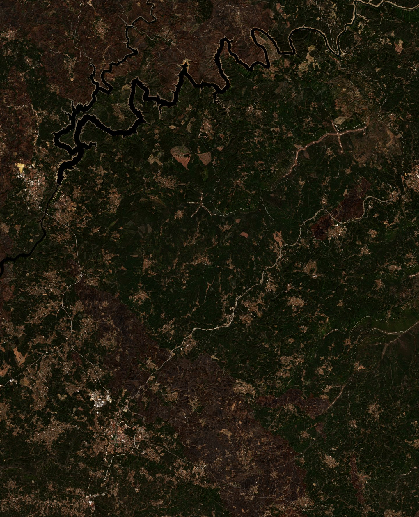 The area before the fire, October 2, 2017