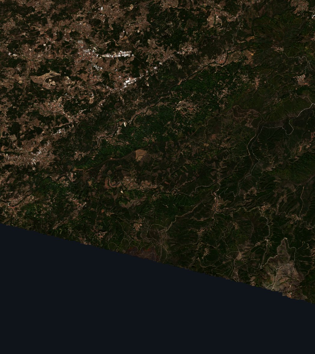 The area before the fire, October 2, 2017