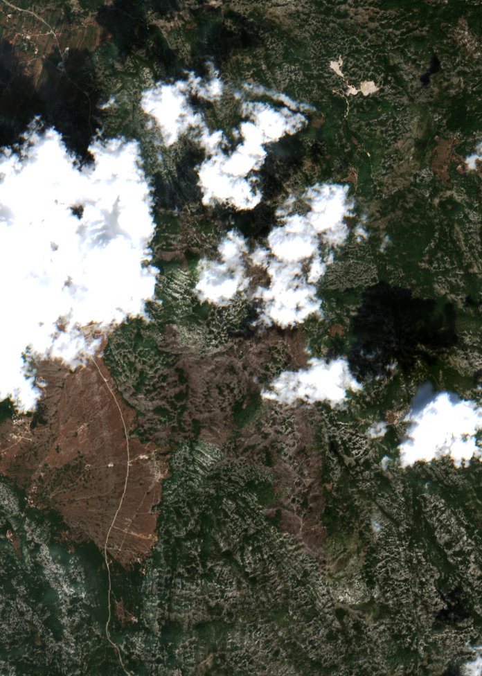 The area after the fire, August 26, 2026
