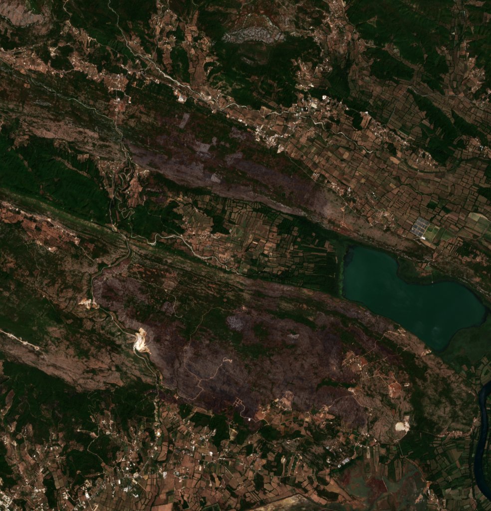 The area after the fire, August 21, 2026