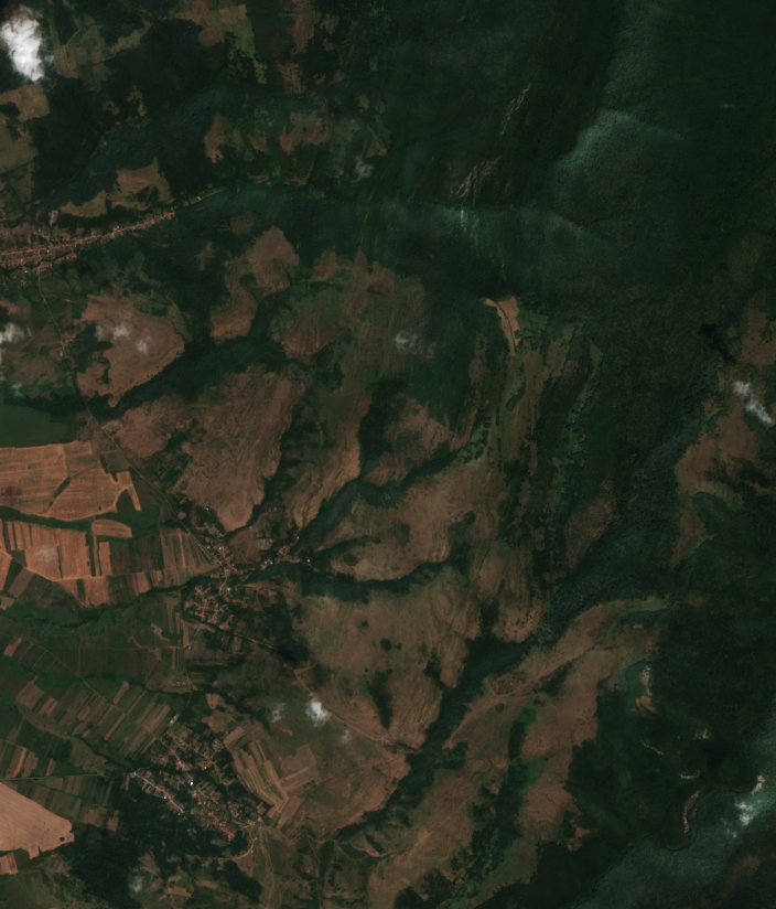 The area before the fire, August 8, 2026