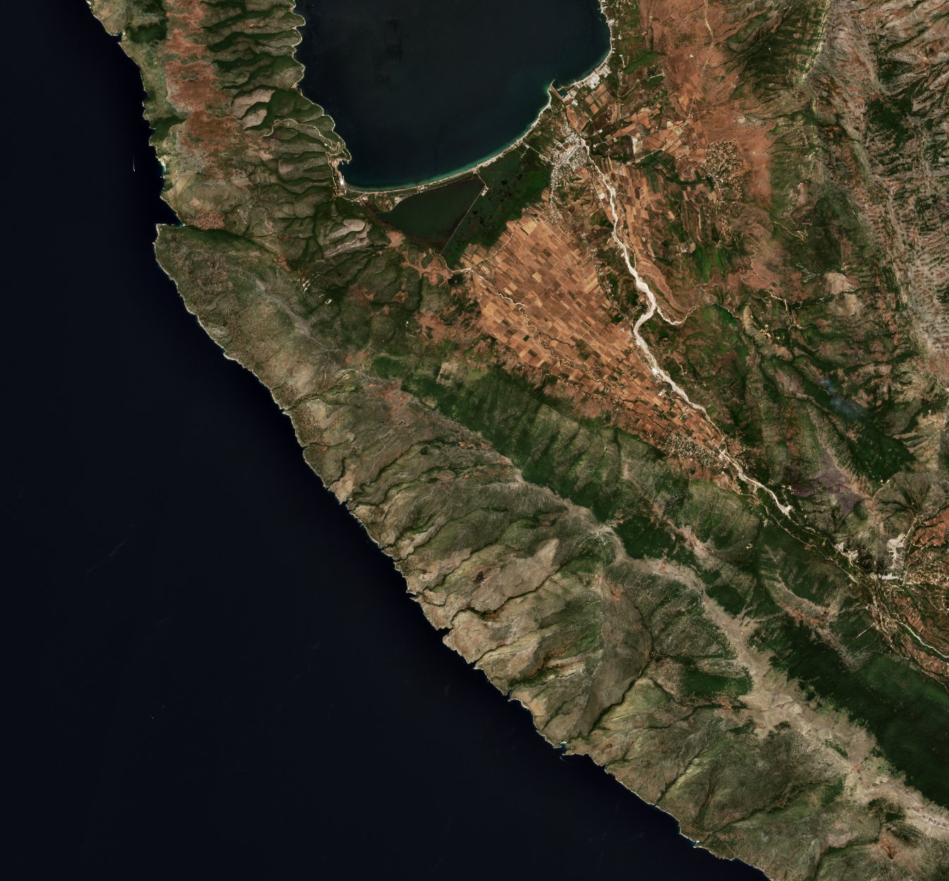 The area before the fire, July 25, 2021