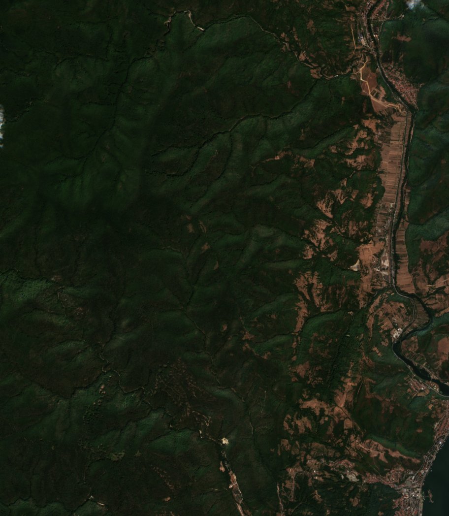 The area before the fire, September 7, 2026