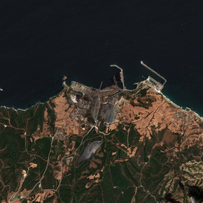The area before the fire, July 30, 2026