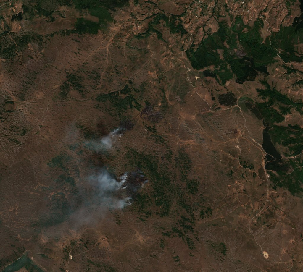 The area after the fire, September 7, 2026