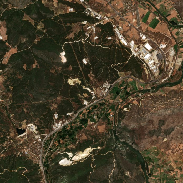 The area before the fire, August 1, 2026