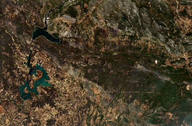 Satellite view near Oymapınar