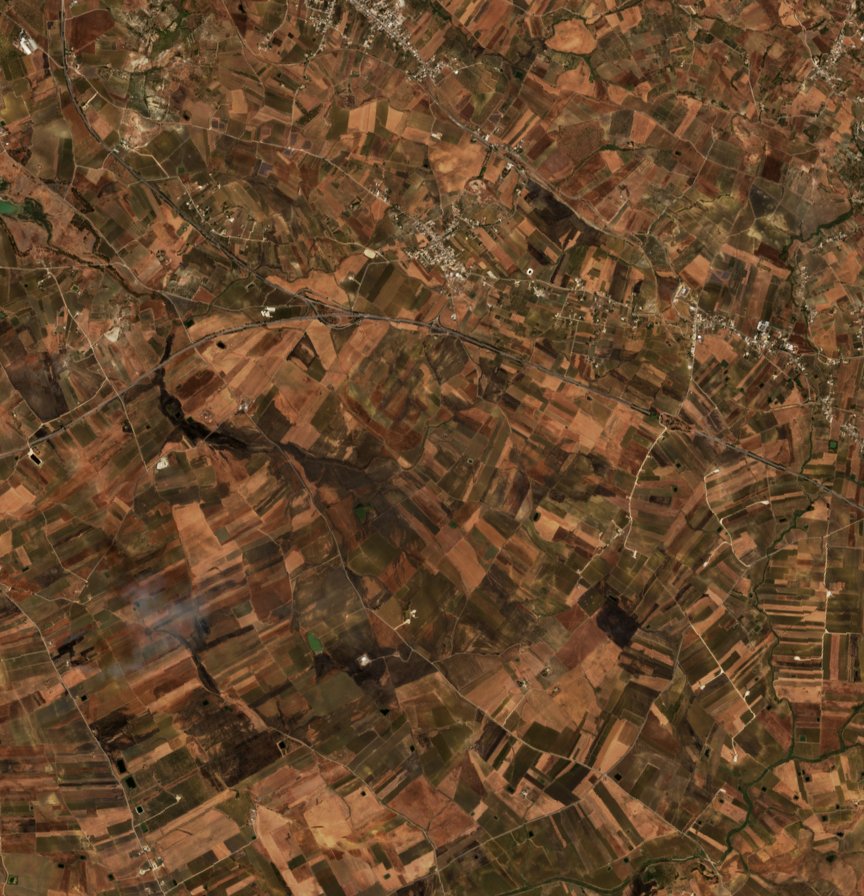 The area after the fire, September 11, 2026