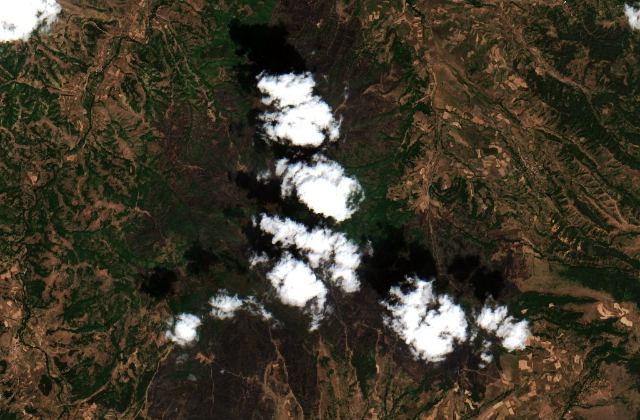Satellite view near Pehčevo