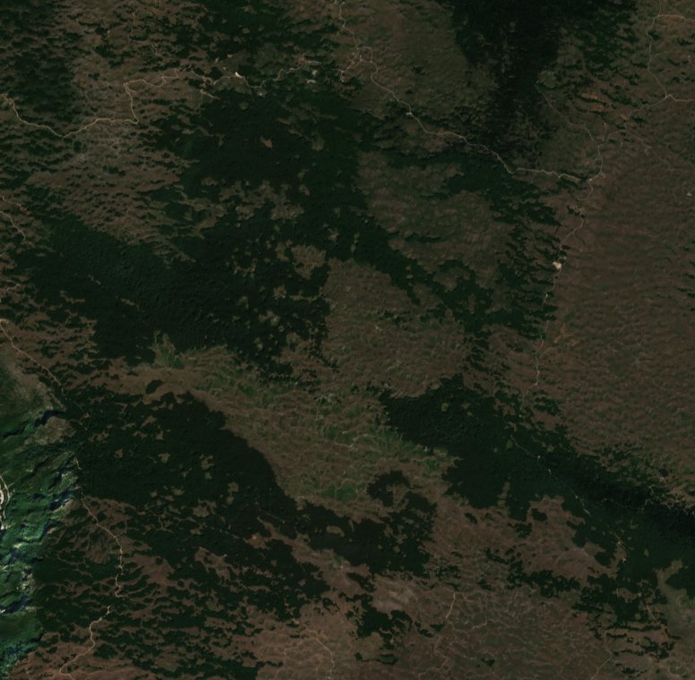 The area before the fire, August 11, 2026