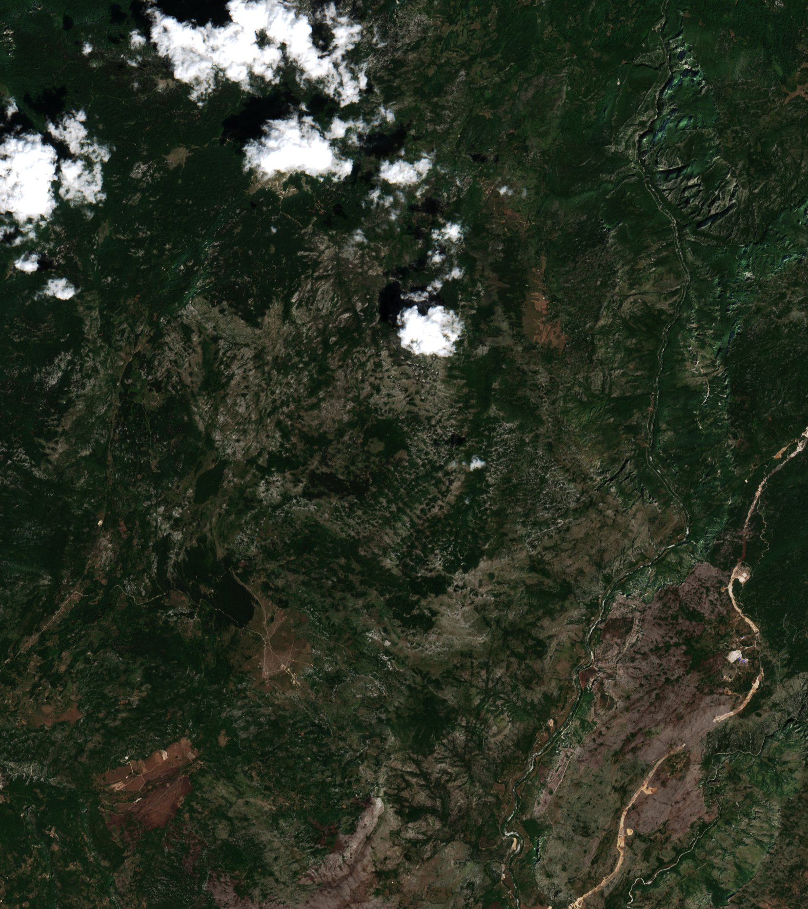 The area before the fire, July 29, 2017