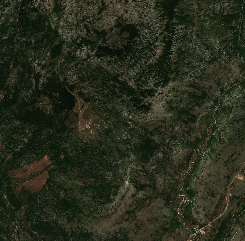 The area before the fire, July 27, 2024